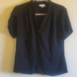 BLACK CALVIN KLEIN BLOUSE SIZE LARGE